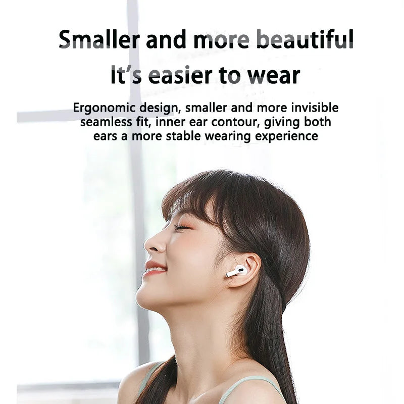 Headphones Wireless Pro 4 TWS Earphone Bluetooth 5.3 Fone resistente à água Headset compatível com Xiaomi iPhone Pro4 Earbuds